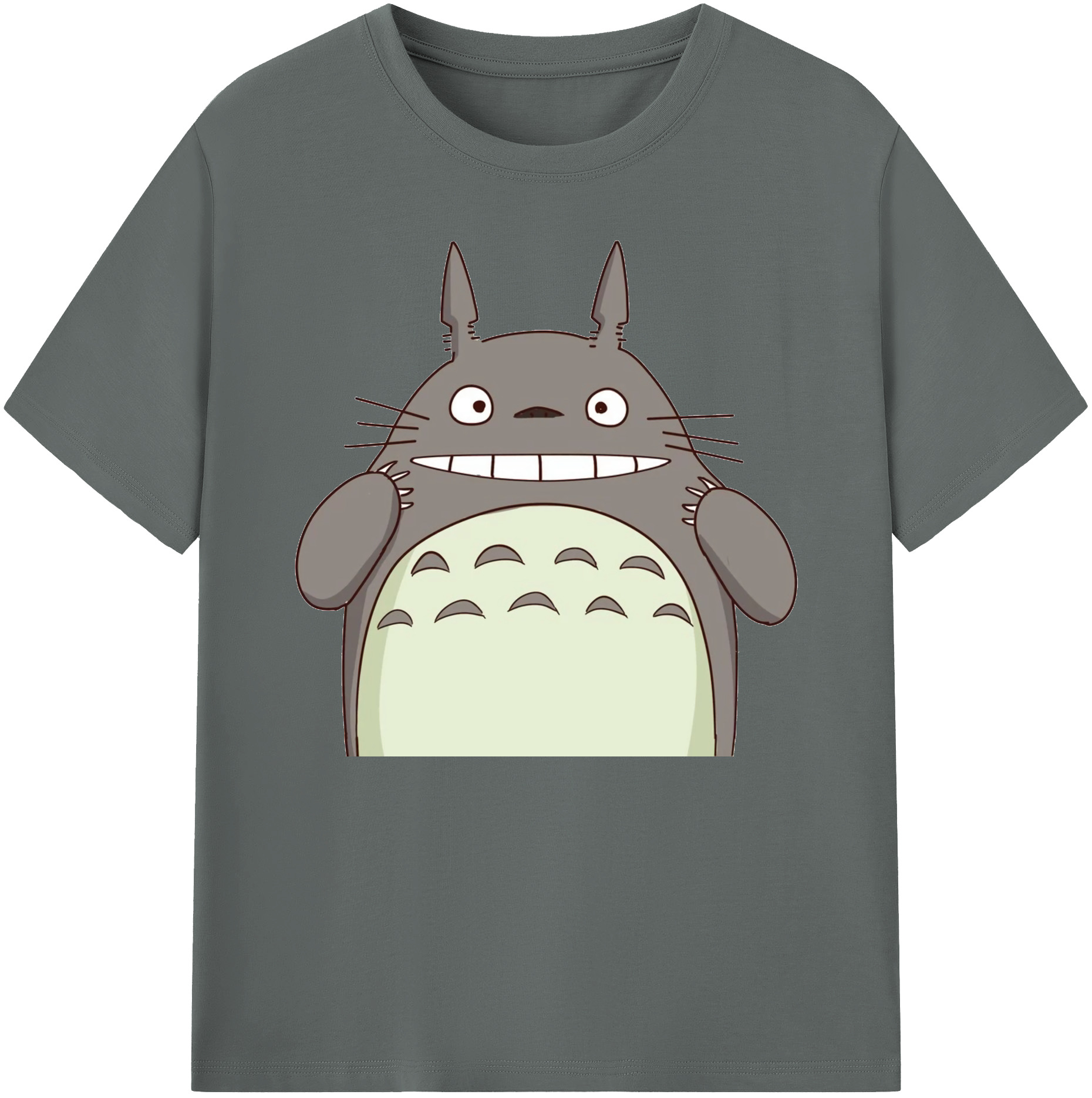 （画像用） となりのトトロ 草壁メイ 草壁サツキ My Neighbor Totoro Satsuki Kusakabe Mei Kusakabe 綿100％ メンズ半袖Tシャツ｜肌触りやわらか＆通気性
